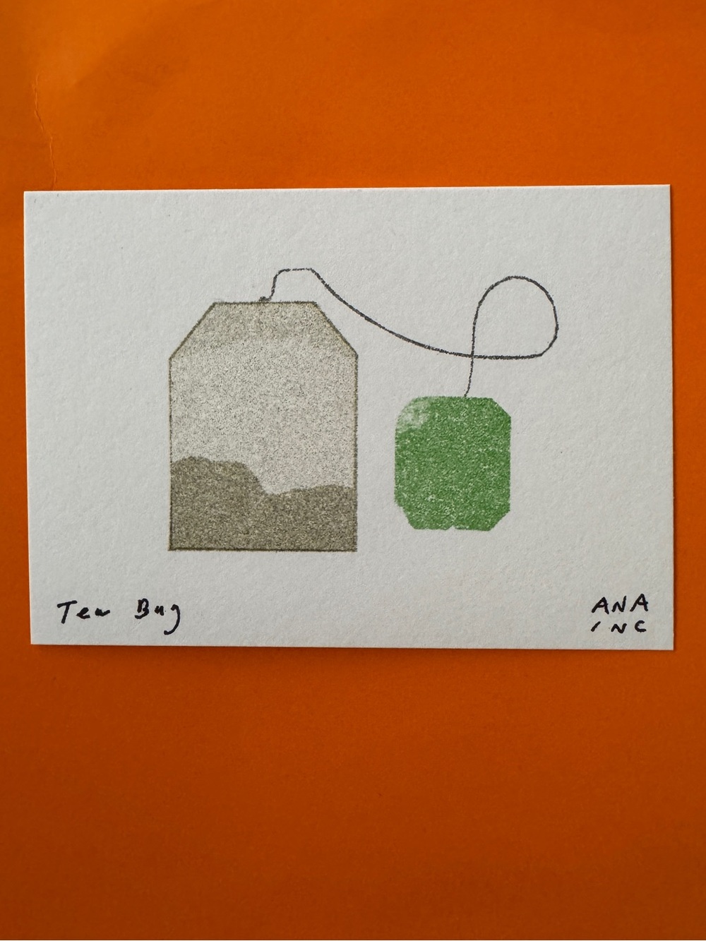 Ana Inciardi Tea Bag Mini Art Print
